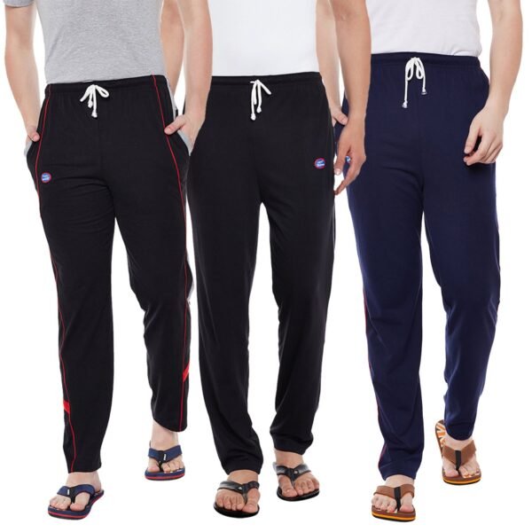 Mack Jonney Men's Regular Fit Trackpants Pack of 3