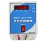 Magnus M-1122 Digital Programmable Cyclic Timer Switch, 230V AC, Auto Start & Stop Repeating Countdown Timer for Foggers, Hydroponics Pumps & EV Chargers