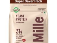 Mille Yeast Protein New Launch Super Saver Pack | 31g Protein | Unflavoured | Fermented Yeast Protein Powder | Vegan, No Bloat, Heat-Stable | All 9 Essential Amino Acids | 1kg