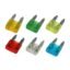 Mini Fuse Set of 5 Pcs Each 5A - 10A - 15A - 20A - 25A - 30A Fuses 30 Pcs Set Mix 11MM - 17MM(Automotive Mini Fuse Set)