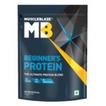 MuscleBlaze Beginner's Whey Protein Powder, Chocolate, 1kg (2.2lbs)