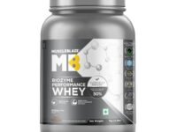 MuscleBlaze Biozyme Performance Whey Protein Powder, 1kg (2.2lbs)