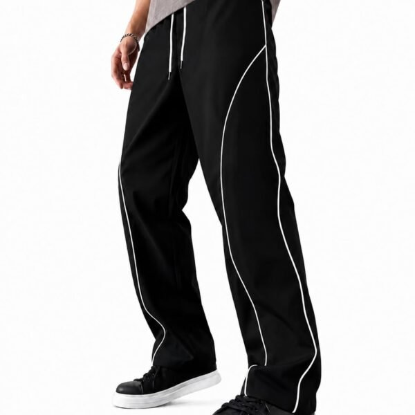NETCLICK Men's Polyester Straight Fit Trackpant | Lightweight, Sports Lower, Gym, Running, Casual Wear