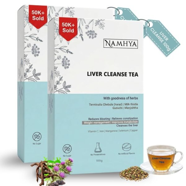 Namhya Liver Cleanse Herbal Tea | Fatty Liver Detox | 100gmx2 Loose Tea
