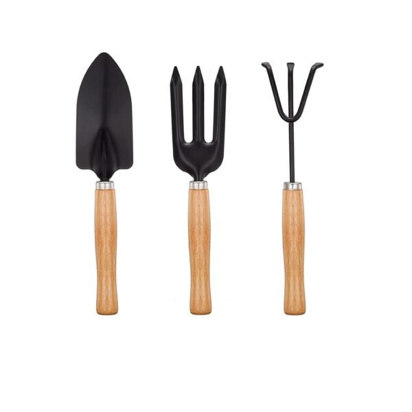 Oblivion Gardening Tool Set 3 Pcs – Hand Cultivator, Trowel & Weeding Fork for Planting, Weeding & Soil Maintenance, Durable Outdoor Farming Equipment, Easy-to-Use Handheld Garden Kit