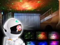 One94Store Astronaut Galaxy Projector Night Light – 360° Rotating Nebula Star Projector with Remote, Timer & Adjustable Head – LED Space Lamp for Kids’ Bedroom, Home, Gifts, Toys (Star Astronaut)