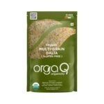 OrgaQ Organicky Organic Multi Grain Daliya (Gluten Free) High In Fiber And Protein - 500 Grams