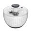 Ourokhome 6.3 QT Salad Spinner with Fully Removable Lid, Large Lettuce Dryer with One-Hand Press Pump, Instant Stop Brake Button and Retractable Handle, Vegetable Washer & Spinner for Greens and Herbs