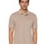 Peter England Men's Premium Regular Fit Half Sleeve Polo T-Shirt with Pocket | Cotton Rich | Birds Eye Interlock Weave