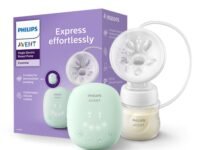 Philips Avent Electric Breast Pump | No.1 Brand Recommended by Moms Worldwide | Personalised Experience with 4 Expression & 4 Stimulation settings | Soft adaptive Silicon Cushion | Portable | SCF323