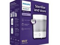 Philips Avent Sterilizer| Babies Fall Ill Less in Philips Avent Sterilizer Homes & get 2X Better Germ Protection vs Boiling*| Kills 99.9%