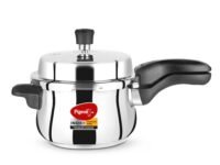 Pigeon by Stovekraft Stainless Steel Pressure Cooker (14501) 3 Litre, Induction Base Outer Lid, Silver