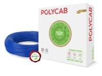 Polycab Green Wire+ 90M coil |6 SQ MM|Heat resistant upto 900 C | Low smoke | Low toxic fumes | GreenPro certified | 99.97% high purity copper | Rodent protection | Eco friendly (Blue)