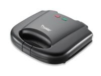 Prestige PGMFB 800 Watt Grill Sandwich Toaster with Fixed Grill Plates, Black