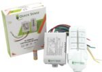 Quick Sense (QS-RF01) 4-Way RF Remote Control Switch – Wireless Remote Operated Light & Fan Controller, Standard Size Smart Switch for Home, Office & Automation