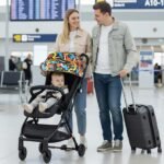 R for Rabbit Pocket Stroller Lite Baby Stroller, Portable Travel Friendly Pre Installed Baby Trolley Stroller & Pram for Newborn Babies of Age 0 to 3 Years | (Black Multi)