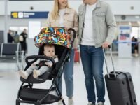 R for Rabbit Pocket Stroller Lite Baby Stroller, Portable Travel Friendly Pre Installed Baby Trolley Stroller & Pram for Newborn Babies of Age 0 to 3 Years | (Black Multi)