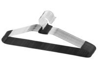ROLLYWARE™ Premium Steel Cloth Hanger India's First Rotational Unique Design Premium Stainless Steel Hanger - Wardrobe, Sarees, Pants, Scarfs & Other Clothes (Pack of 10 Black)