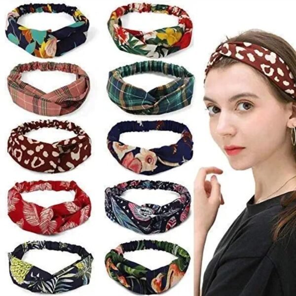 Rock World Ponytail Holders Elastic Rubber Hair Bands Ties Accessories for Girls and Women (Color May Vary)