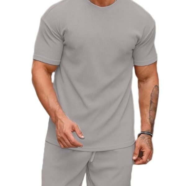 SMOWKLY Men Night Suits Set | Men's T-Shirt and Shorts Set | Co ord Set for man | Casual Nightwear & Loungewear | Pajama Set for man | Co-ord Set for Men