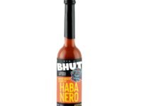SPRIG BHUT Habanero Premium Wood-Aged Hot Sauce 100g | Expensive But Authentic | Taste of Habanero Chilies | Use as condiment, marinade or dip | No preservatives or additives | Vegan| For veg and non-veg cuisine | Use with Pizza, Chicken Wings, Salads & Snacks