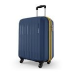 Safari Cabin Genius Alley 55cm Trolley Bag Hard Case Polypropylene, 4 Spinner Wheels, 360 Degree Wheeling Carry on Luggage, Travel Bag, Suitcase for Travel, Trolley Bags for Travel, Navy