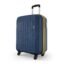 Safari Cabin Genius Alley 55cm Trolley Bag Hard Case Polypropylene, 4 Spinner Wheels, 360 Degree Wheeling Carry on Luggage, Travel Bag, Suitcase for Travel, Trolley Bags for Travel, Navy