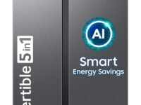 Samsung 653 L, 3 Star, Frost Free, Double Door, Convertible 5-in-1 Digital Inverter, Side By Side AI Enabled Smart Refrigerator with WiFi (RS76CG8003S9HL, Silver, Refined Inox)