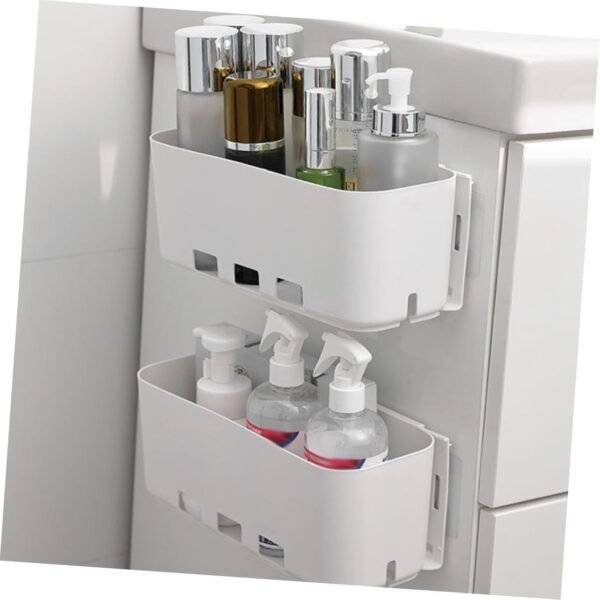Shelf Wall Mount Sink Under The Sink Organizer Kitchen Pull Out Cabinet Organizer Bedside Glasses Drawers Hanging Storage Basket
