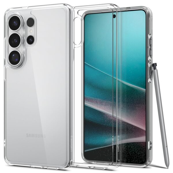 Spigen Ultra Hybrid | Samsung Galaxy S26 Ultra Case [Transparent] [Air Cushion Protection] Galaxy S26 Ultra Back Cover | TPU+PC - Crystal Clear