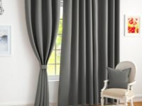 Story@Home 100% True Blackout Window Curtains 5 Feet Long Set of 1 | Solid Design | Room Darkening Curtain | Thermal Insulated Curtains for Living Room, Bedroom | (116 X 152 Cm, Ash Grey)