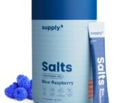 Supply6 Salts | Electrolyte Mix | Zero Added Sugar | Sodium, Potassium, Magnesium, Zinc & Fiber | Keto Friendly, Vegan Friendly, No Preservatives (36 Servings, Blue Raspberry)