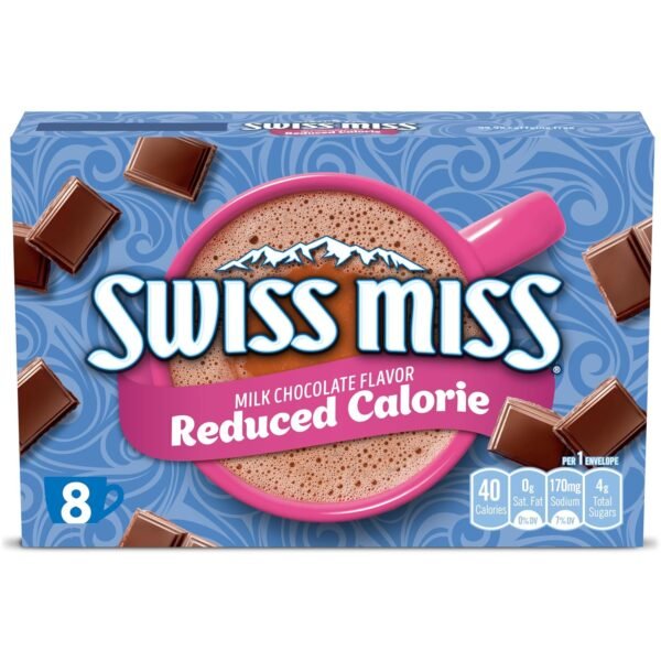 Swiss Miss Milk Chocolate Reduced Calorie Hot Cocoa Mix, 88g