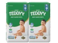 TEDDYY Easy Baby XL Size Diaper Pant Style |108 Count (Extra Large) |12-17 kgs (Pack of 2) | Long Protection Hours | Anti-Bacterial | Airy Breathable Fit | Rapid Soaker Channels with Wetness Indicator