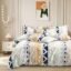 THE HOME STYLE Super Soft Glace Cotton King Size Printed Pillow Covers ll Pillow Cases ll Set of 2 Piece- 18"x 28" Inches (Abstract Mist)