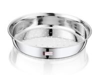 TIARA - LAXMI Hole CHALNI Wheat Strainer Stainless Steel for Kitchen 1Pc