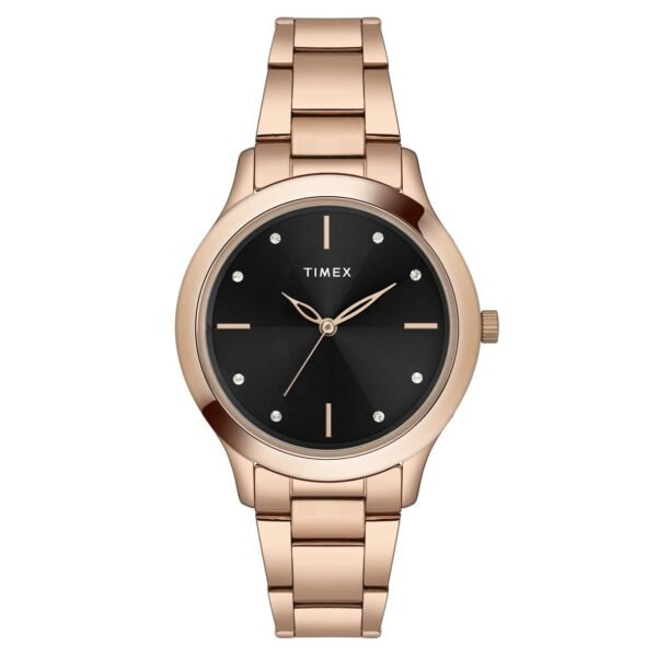 TIMEX Analog Watch for Women with Round Dial & Water Resistant Women's Wrist Watches