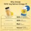 Tata 1mg Salmon Omega 3 Fish Oil Supplements 1000mg - 90 Capsules | Triglyceride form | 180mg EPA & 120mg DHA | High Absorption for Heart,Brain & Joints | Helps Manage Cholesterol
