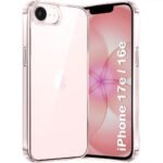 TheGiftKart for iPhone 16e / iPhone 17e Case, Clear Hard Back Cover, Ultra-Hybrid Shockproof Back Cover Case with Camera & Screen Protection (PC & TPU, Transparent)