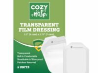 Transparent Film Dressing 5 Packs, Waterproof Wound Cover Bandage, Post Surgical Shower or Tattoo Aftercare Bandage, IV Shield, Adhesive Patches (2.3" x 2.75")
