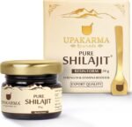 UPAKARMA Pure Shilajit Resin 20g | 300mg/serving | Extensive Global Sourcing | Boosts Stamina & Strength | Lab-Tested Purity | 66 Servings | Pack of 1
