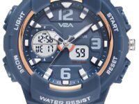 V2A Analog Digital 5ATM Waterproof Fashion Black Sports Watch for Women and Girls | Watch for Women | Ladies Watch | Wrist Watch for Women | Girls Watch