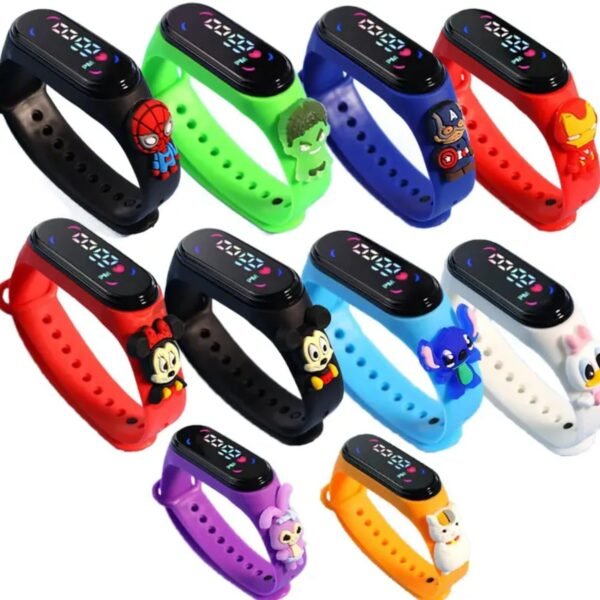 VRB Dec 5 Pcs Return Gifts For Birthday/Return Gift For Kids,Return Gift For Age 6-10,6-12 Used For Kids,Birthday Return Gift For Children. (5 Pcs - Digital Watch), Assorted