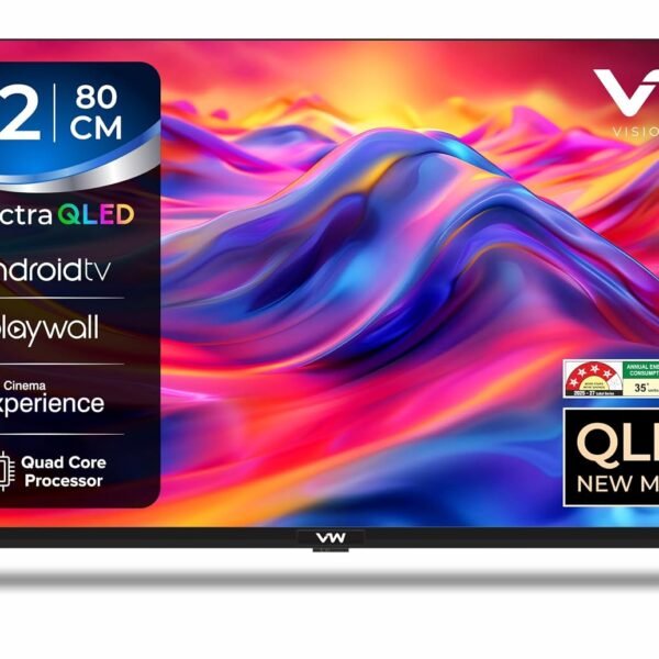 VW 80 cm (32 inches) Spectra Series HD Ready Smart QLED Android TV VW32AQ3