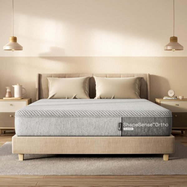 Wakefit ShapeSense Orthopedic Classic Memory Foam Mattress | 10 Years Warranty | Mattress King Bed, 8-Inch Bed Mattress, King Size (78x72x8 Inches, Medium Firm)