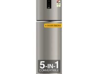 Whirlpool 327 L 3 Star Convertible Frost Free inverter Double Door Refrigerator (IF INV 375 ILLUSIA STEEL(3S) CONV-TL)