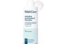 WishCare Hydrating Anti Dandruff Shampoo | 100% Dandruff Reduction | Removes Flakes & Hydrates Scalp | Proven Clinically | Piroctone Olamine, Salicylic Acid, AHA & BHA | Paraben & Sulphate Free | For Women And Men | 250ml