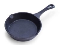 Wonderchef Forza Pre Seasoned 15 cm Cast Iron Fry Pan | with Lifetime Exchange Warranty | Black
