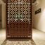 Wooden Room Divider only | Wooden Partition for Living Room | Room Separator | Office Wooden Separator Between Room and Kitchen(Teak Wood Color,6 * 4ft)/ only partition no Cabinet