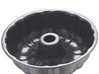 Zollyss Nonstick Bakeware Pumpkin Shape Cake Mold Jelly Pan Round Deep Baking Mold, 1 Piece - Black